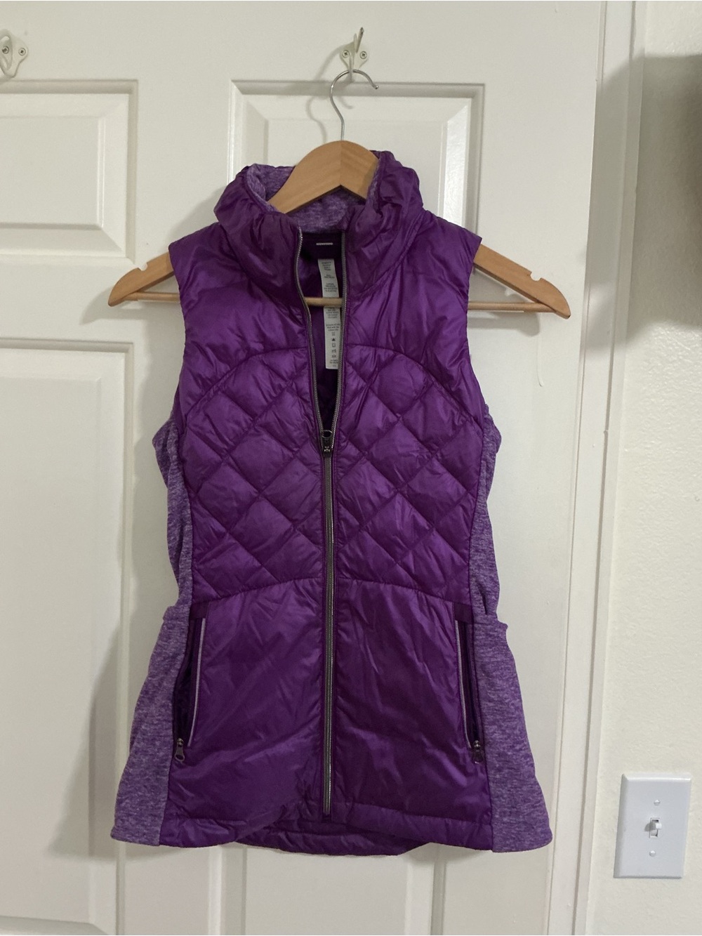 lululemon athletica Purple Quilted Sleeveless Vest